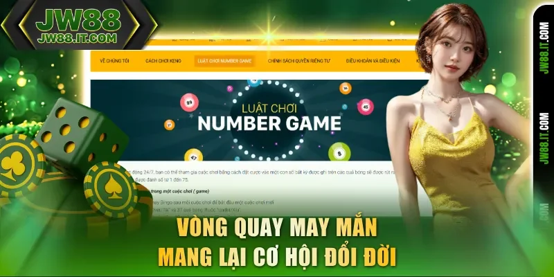 Vòng quay may mắn mang lại cơ hội đổi đời cho người chơi JW88 Vòng quay may mắn mang lại cơ hội đổi đời cho người chơi JW88
